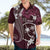 FSM Chuuk Hawaiian Shirt Turtle Tropical Flowers Polynesian - Pink