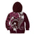 FSM Chuuk Kid Hoodie Turtle Tropical Flowers Polynesian - Pink