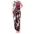 FSM Chuuk Tank Maxi Dress Turtle Tropical Flowers Polynesian - Pink