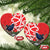 Personalized New Zealand Pukeko Christmas Ceramic Ornament Meri Kirihimete Taniko Ponga Koru Red - Polynesian Pride