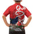 Personalized New Zealand Pukeko Christmas Family Matching Mermaid Dress and Hawaiian Shirt Meri Kirihimete Taniko Ponga Koru Red - Polynesian Pride