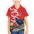 Personalized New Zealand Pukeko Christmas Family Matching Mermaid Dress and Hawaiian Shirt Meri Kirihimete Taniko Ponga Koru Red - Polynesian Pride