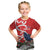 Personalized New Zealand Pukeko Christmas Kid T Shirt Meri Kirihimete Taniko Ponga Koru Red - Polynesian Pride