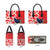 Personalized New Zealand Pukeko Christmas Leather Bag Meri Kirihimete Taniko Ponga Koru Red - Polynesian Pride
