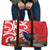 Personalized New Zealand Pukeko Christmas Travel Bag Meri Kirihimete Taniko Ponga Koru Red - Polynesian Pride