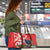 Personalized New Zealand Pukeko Christmas Travel Bag Meri Kirihimete Taniko Ponga Koru Red - Polynesian Pride