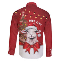 Personalized New Zealand Sheep Christmas Family Matching Tank Maxi Dress and Hawaiian Shirt Hipi Meri Kirihimete Silver Fern Xmas Tree - Polynesian Pride