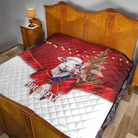 Personalized New Zealand Sheep Christmas Quilt Hipi Meri Kirihimete Silver Fern Xmas Tree - Polynesian Pride