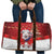 Personalized New Zealand Sheep Christmas Travel Bag Hipi Meri Kirihimete Silver Fern Xmas Tree - Polynesian Pride