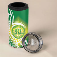 Cook Islands 682 4 in 1 Can Cooler Tumbler Kuki 'Airani Area Code Proud LT14 - Polynesian Pride