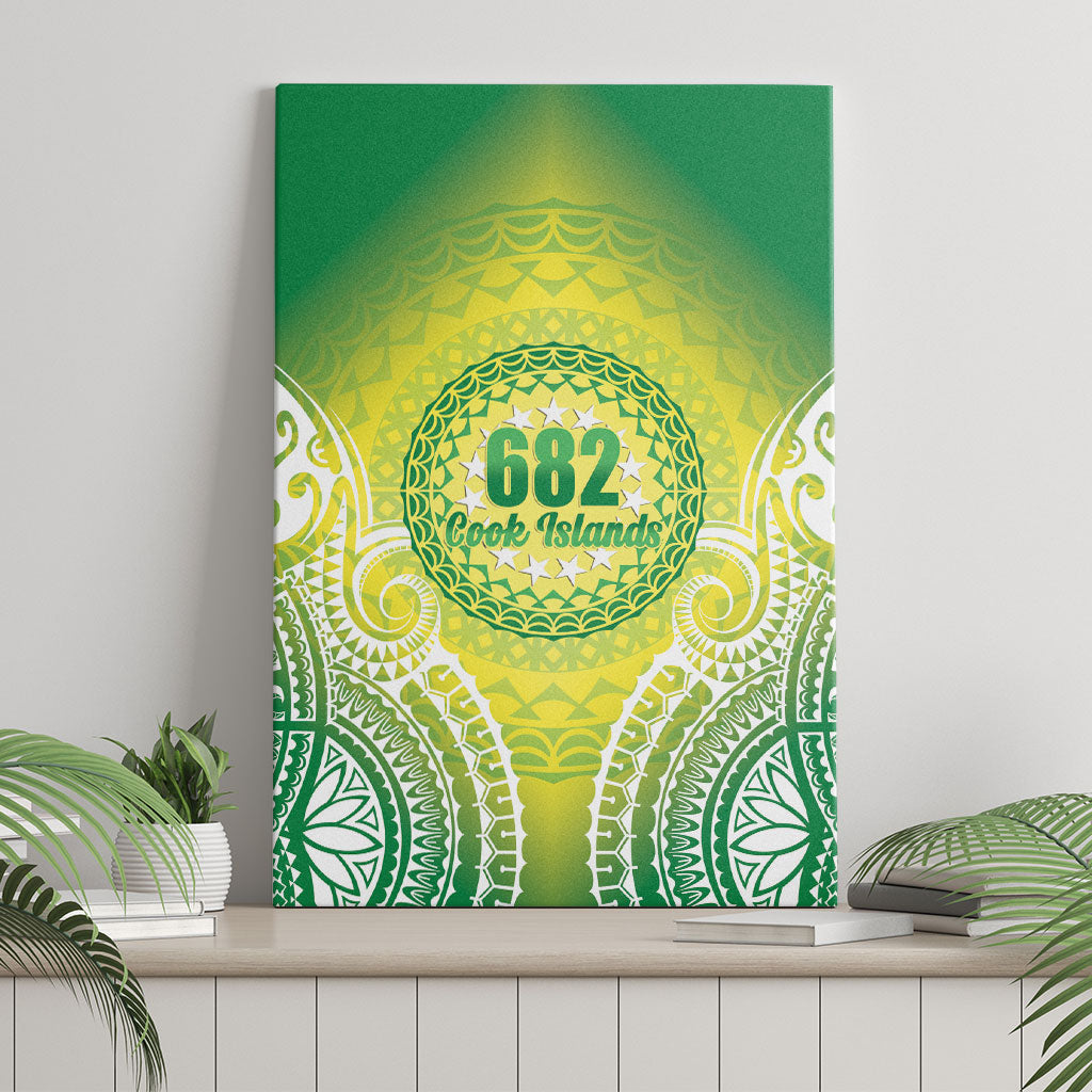 Cook Islands 682 Canvas Wall Art Kuki 'Airani Area Code Proud LT14 - Polynesian Pride
