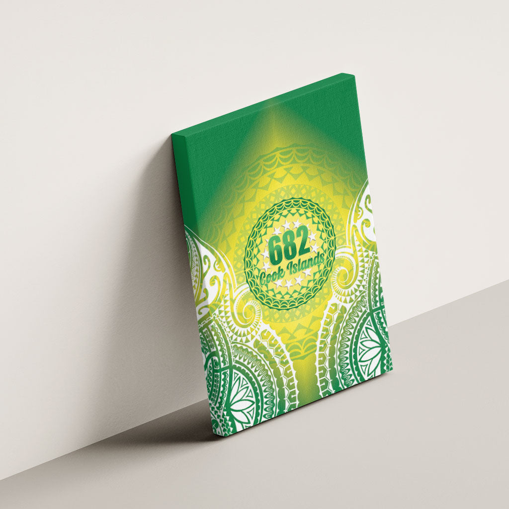 Cook Islands 682 Canvas Wall Art Kuki 'Airani Area Code Proud LT14 - Polynesian Pride