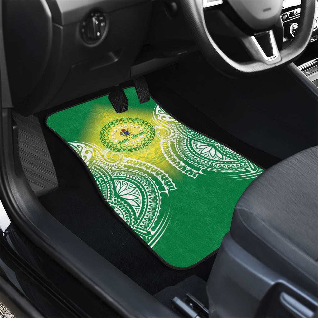 Cook Islands 682 Car Mats Kuki 'Airani Area Code Proud LT14 - Polynesian Pride