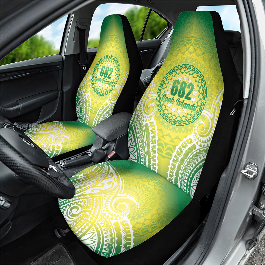Cook Islands 682 Car Seat Cover Kuki 'Airani Area Code Proud