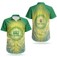 Cook Islands 682 Couples Matching Long Sleeve Bodycon Dress and Hawaiian Shirt Kuki 'Airani Area Code Proud
