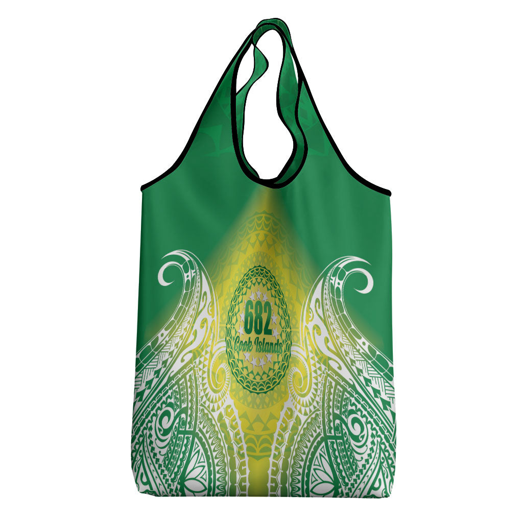 Cook Islands 682 Grocery Bag Kuki 'Airani Area Code Proud LT14 - Polynesian Pride
