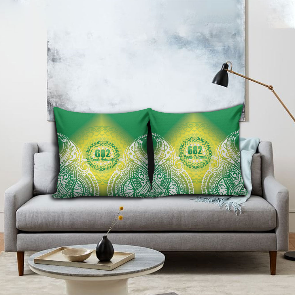 Cook Islands 682 Pillow Cover Kuki 'Airani Area Code Proud LT14 - Polynesian Pride