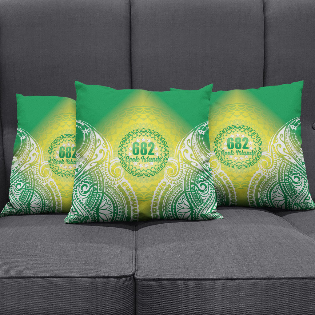 Cook Islands 682 Pillow Cover Kuki 'Airani Area Code Proud LT14 - Polynesian Pride