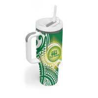 Cook Islands 682 Tumbler With Handle Kuki 'Airani Area Code Proud LT14 - Polynesian Pride