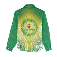 Cook Islands 682 Women Casual Shirt Kuki 'Airani Area Code Proud