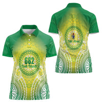 Cook Islands 682 Women Polo Shirt Kuki 'Airani Area Code Proud LT14 - Polynesian Pride