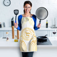 Cook Islands Gospel Day Apron Happy Nuku Day Tiare Maori Gold LT14 - Polynesian Pride