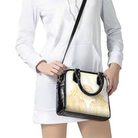 Cook Islands Gospel Day Shoulder Handbag Happy Nuku Day Tiare Maori Gold LT14 - Polynesian Pride