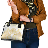 Cook Islands Gospel Day Shoulder Handbag Happy Nuku Day Tiare Maori Gold LT14 - Polynesian Pride