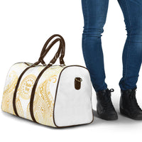 Cook Islands Gospel Day Travel Bag Happy Nuku Day Tiare Maori Gold LT14 - Polynesian Pride