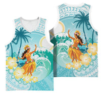 Ura Cook Islands Basketball Jersey Kuki 'Airani Traditional Dance Tropical Vibes LT14 - Polynesian Pride