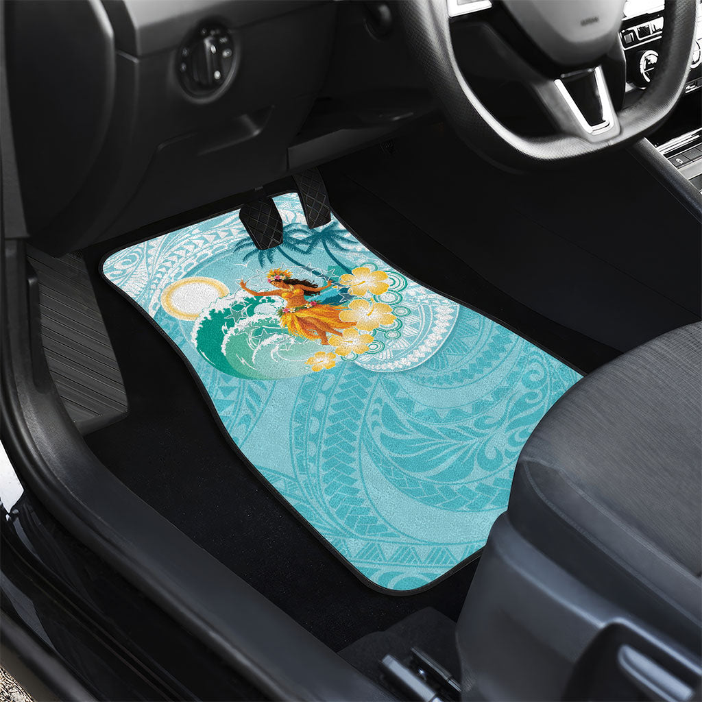 Ura Cook Islands Car Mats Kuki 'Airani Traditional Dance Tropical Vibes LT14 - Polynesian Pride