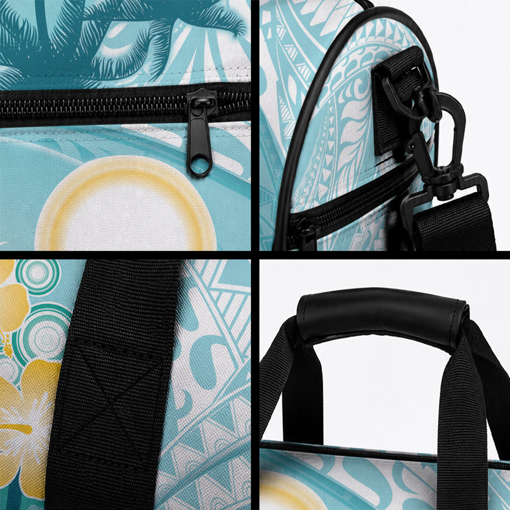 Ura Cook Islands Duffle Bag Kuki 'Airani Traditional Dance Tropical Vibes