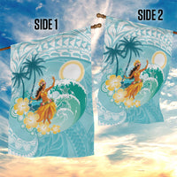 Ura Cook Islands Garden Flag Kuki 'Airani Traditional Dance Tropical Vibes LT14 - Polynesian Pride