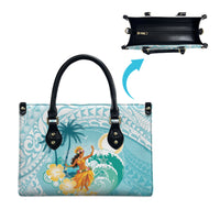Ura Cook Islands Leather Bag Kuki 'Airani Traditional Dance Tropical Vibes LT14 - Polynesian Pride