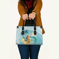 Ura Cook Islands Leather Bag Kuki 'Airani Traditional Dance Tropical Vibes LT14 - Polynesian Pride