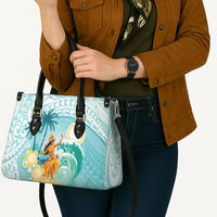 Ura Cook Islands Leather Bag Kuki 'Airani Traditional Dance Tropical Vibes LT14 - Polynesian Pride