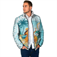 Ura Cook Islands Padded Jacket Kuki 'Airani Traditional Dance Tropical Vibes LT14 - Polynesian Pride