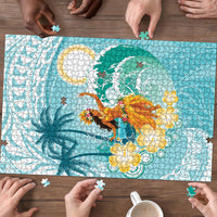 Ura Cook Islands Puzzle Kuki 'Airani Traditional Dance Tropical Vibes LT14 - Polynesian Pride
