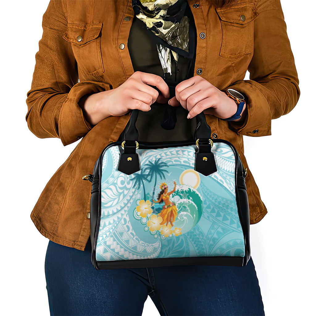 Ura Cook Islands Shoulder Handbag Kuki 'Airani Traditional Dance Tropical Vibes LT14 - Polynesian Pride