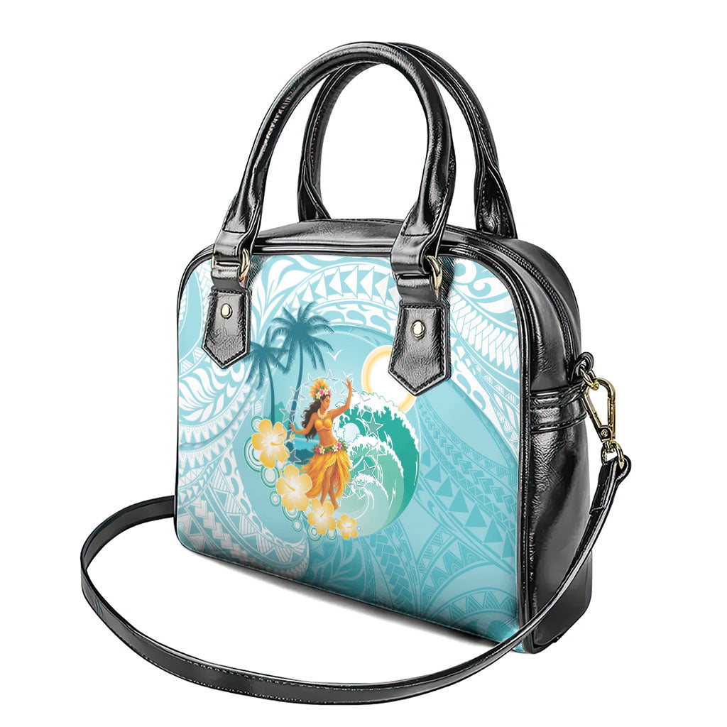 Ura Cook Islands Shoulder Handbag Kuki 'Airani Traditional Dance Tropical Vibes LT14 - Polynesian Pride