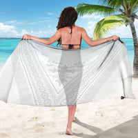 Peniamina Gospel Day Niue Sarong Cross Dove Hiapo Pattern White
