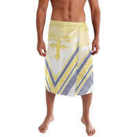 Peniamina Gospel Day Niue Lavalava Cross Dove Hiapo Pattern Yellow LT14 Yellow - Polynesian Pride