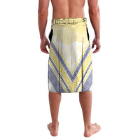Peniamina Gospel Day Niue Lavalava Cross Dove Hiapo Pattern Yellow LT14 - Polynesian Pride