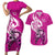 polynesia-breast-cancer-awareness-couples-matching-short-sleeve-bodycon-dress-and-hawaiian-shirt-think-pink-polynesian-ribbon-white-version