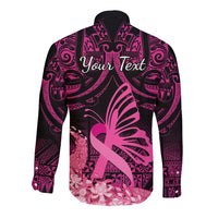 presonalised-tonga-breast-cancer-awareness-long-sleeve-button-shirt-pink-ribbon-brave-strong-warrior-tongan-ngatu-pattern
