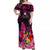 presonalised-tonga-breast-cancer-awareness-off-shoulder-maxi-dress-pink-ribbon-brave-strong-warrior-tongan-ngatu-pattern