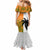 Fiji And Australia Rugby Mermaid Dress 2023 World Cup Aboriginal Mix Tapa Pattern LT14 - Polynesian Pride