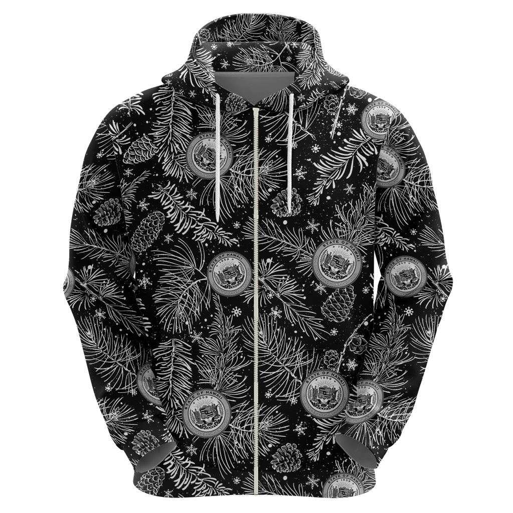 Hawaii Christmas Hoodie Tropical Style With Coat Of Arms LT14 - Polynesian Pride