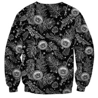 Hawaii Christmas Sweatshirt Tropical Style With Coat Of Arms LT14 - Polynesian Pride