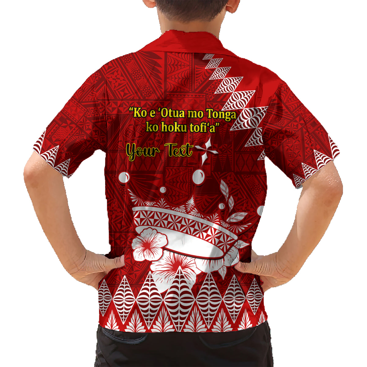 Personalised Tonga King Tupou I Day Hawaiian Shirt Tongan Ngatu Pattern With Crown LT14 - Polynesian Pride